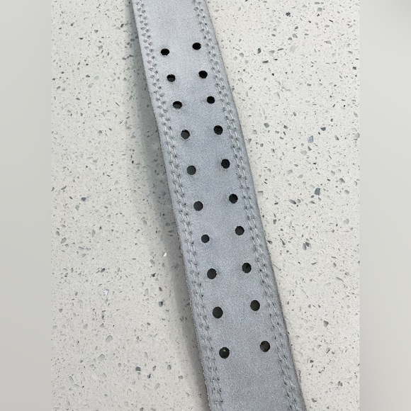 Myprotein Leather Weight Lifting Belt Back Core Support Size Medium - Picture 8 of 8